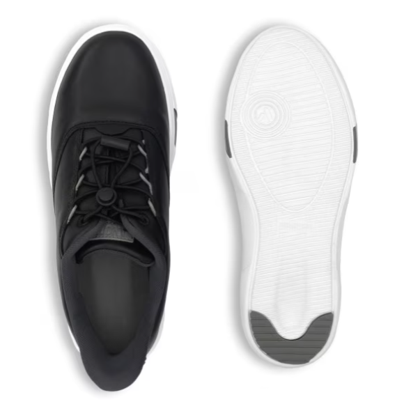 Anodyne No. 93 Women's Casual Sneaker w/ Heel Assist-Black