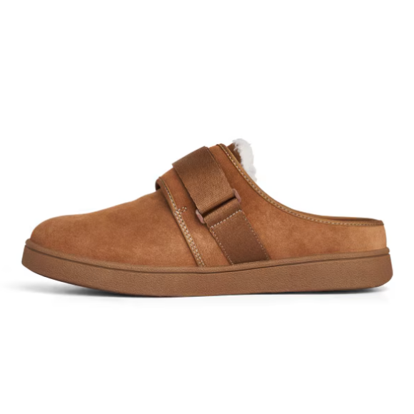 Anodyne No. 92 Men's Slipper Open Back-Camel