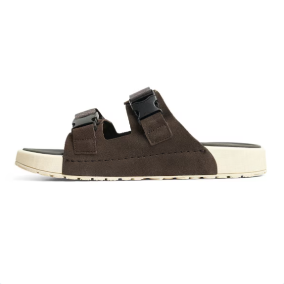 Anodyne No. 70 Men's Two Strap Sandal-Espresso