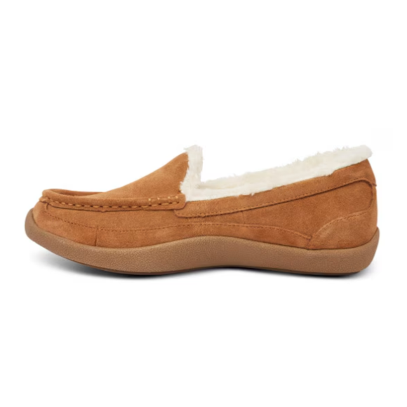 Anodyne No. 39 Women's Slipper Moc Toe-Camel