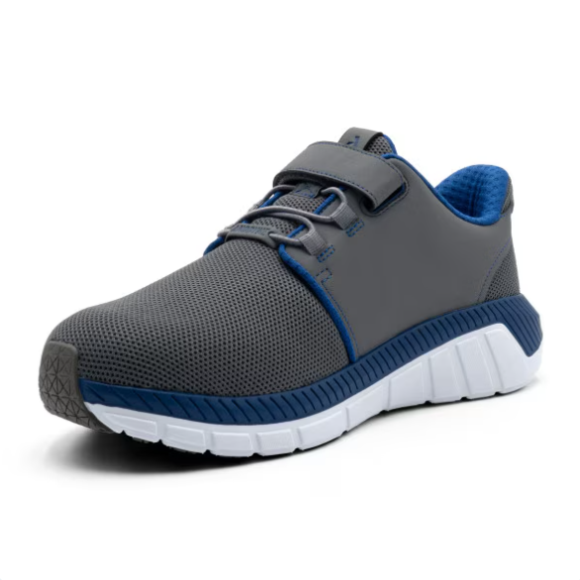 Anodyne No. 46 Men's Sport Jogger w/ Heel Assist-Grey Blue