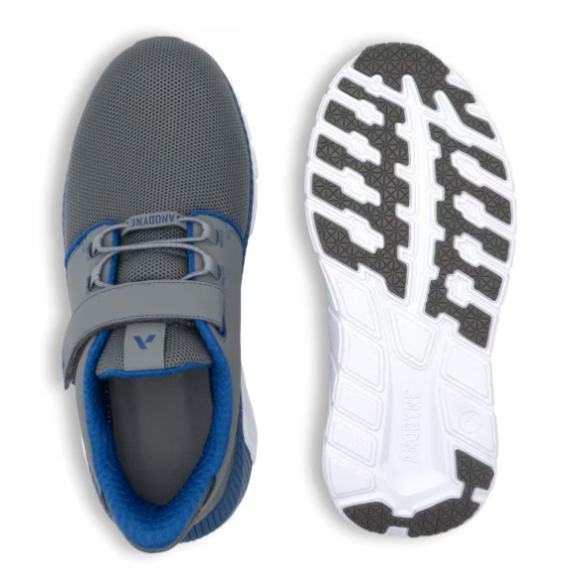 Anodyne No. 46 Men's Sport Jogger w/ Heel Assist-Grey Blue