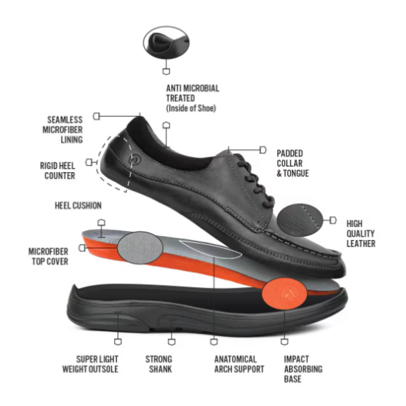 Anodyne No. 30 Men's Casual Dress-Black