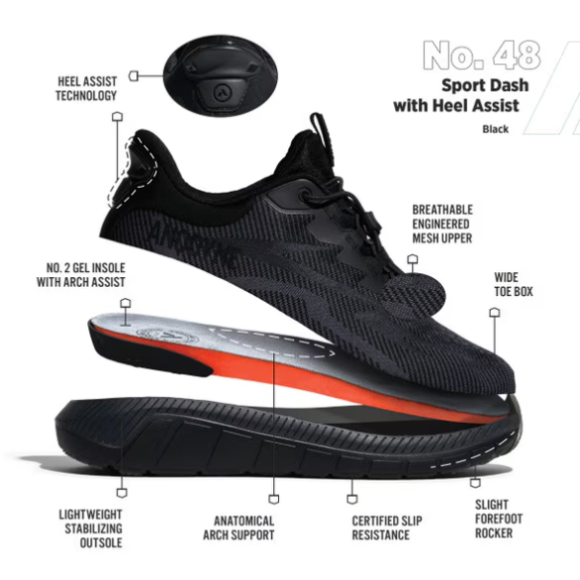 Anodyne No. 48 Men's Sport Dash-Black