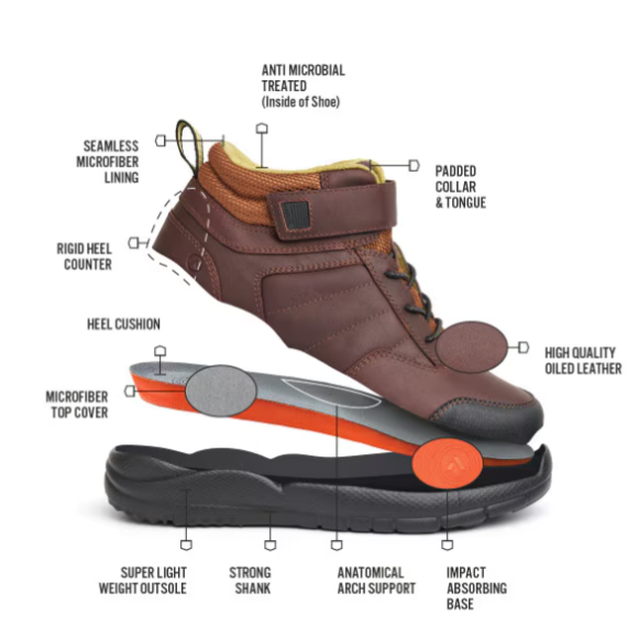 Anodyne No. 55 Women's Trail Boot-Whiskey