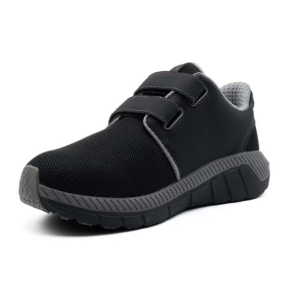 Anodyne No. 74 Men's Sport Double Depth w/ Heel Assist-Black Grey