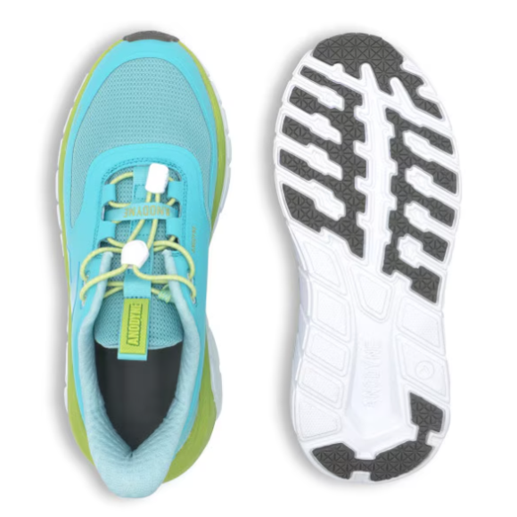 Anodyne No. 23 Women's Sport Runner w/ Heel Assist-Teal Lime
