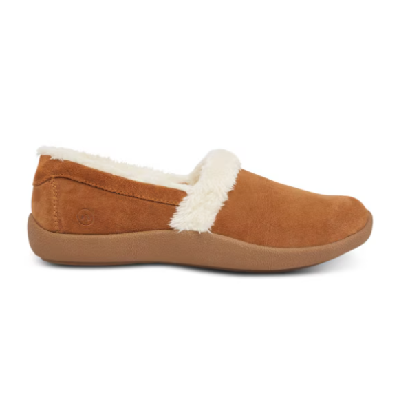 Anodyne No. 21 Women's Slipper Smooth Toe-Camel