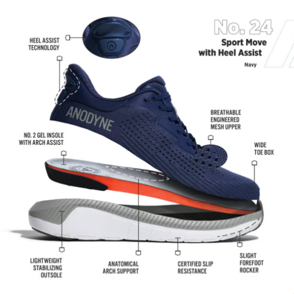 Anodyne No. 24 Men's Sport Move-Navy