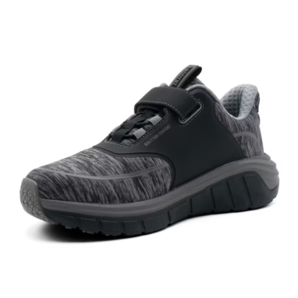 Anodyne No. 45 Women's Sport Jogger w/ Heel Assist-Black Grey