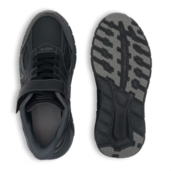 Anodyne No. 38 Men's Sport Walker w/ Heel Assist-Black