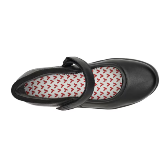 Anodyne No. 33 Women's Casual Mary Jane Stretch-Black Stretch